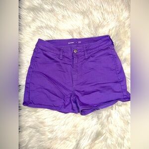 Old Navy Purple Jean Shorts